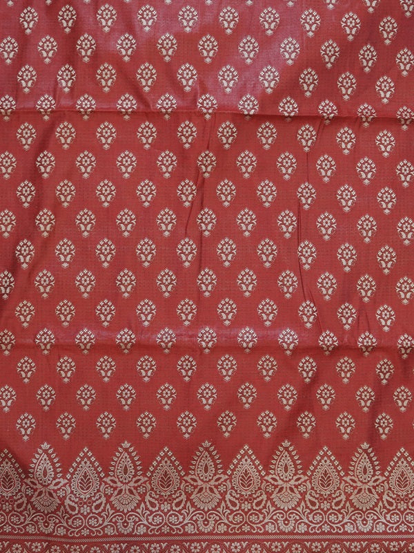 Gajari Colour Banarsi Unstitched Suit Set - Krishanlalraman