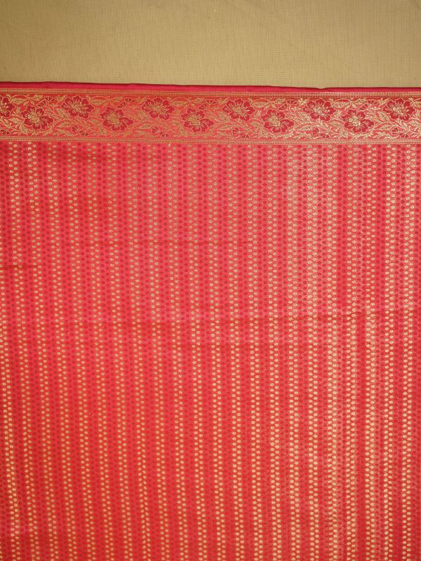 Maroon Banarsi Brocade Saree