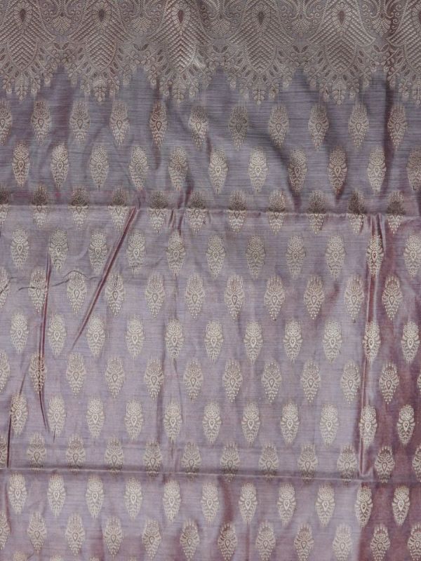 Mauve Banarasi Suit Set - Krishanlalraman