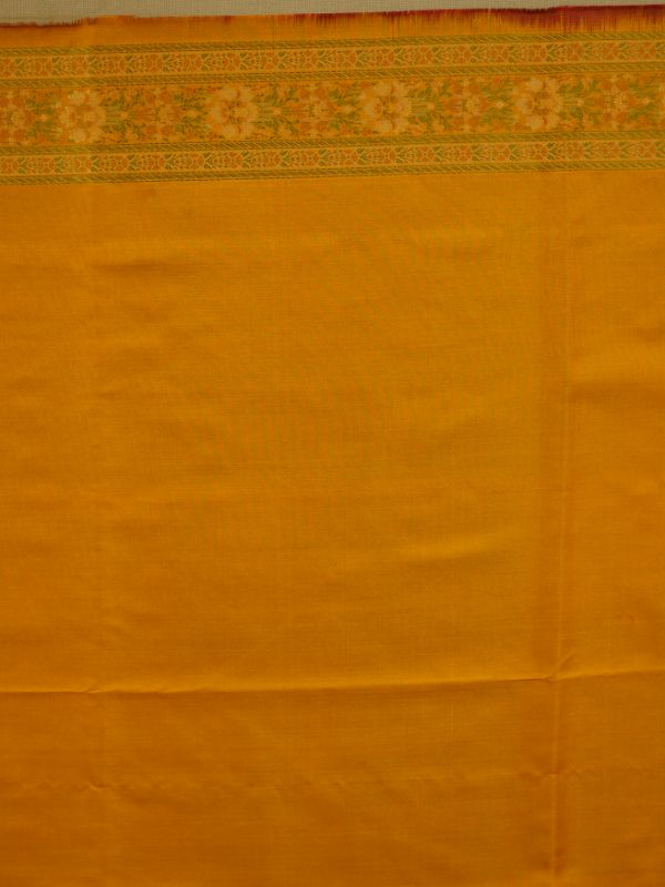 Mustard and Maroon Combo Tanchoi Banarasi Saree