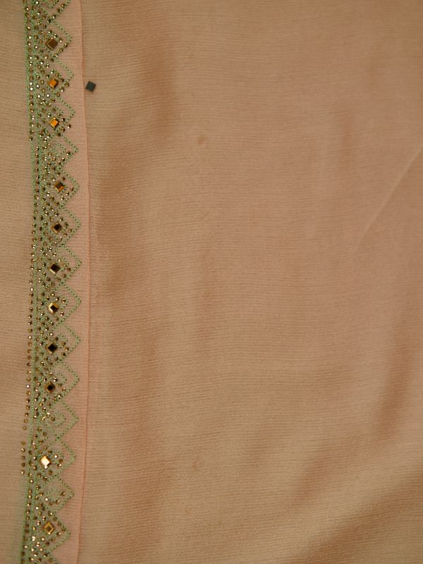 Pink Georgette Resham Saree - Krishanlalraman